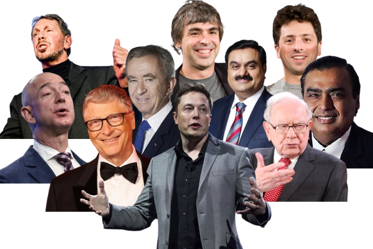 Danh sách mới nhất về Top 10 người giàu nhất thế giới