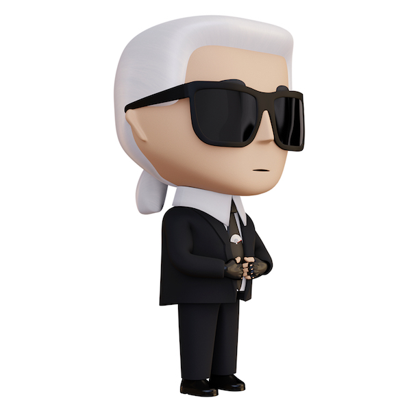 Bộ sưu tập Karl Collectable được ra mắt vào tháng 9/2021, kỷ niệm 88 năm ngày sinh của Karl Lagerfeld, đồng thời đánh dấu lần đầu tiên ứng dụng thành công công nghệ blockchain của thương hiệu (Ảnh: Channel).