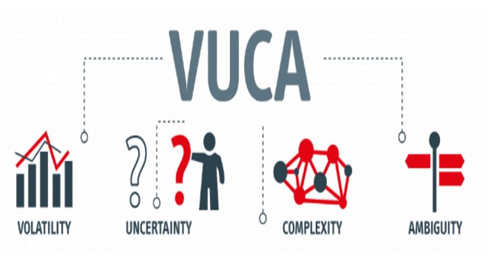 VUCA là viết tắt của 4 từ mô tả thế giới ngày nay (Ảnh: YBOX).