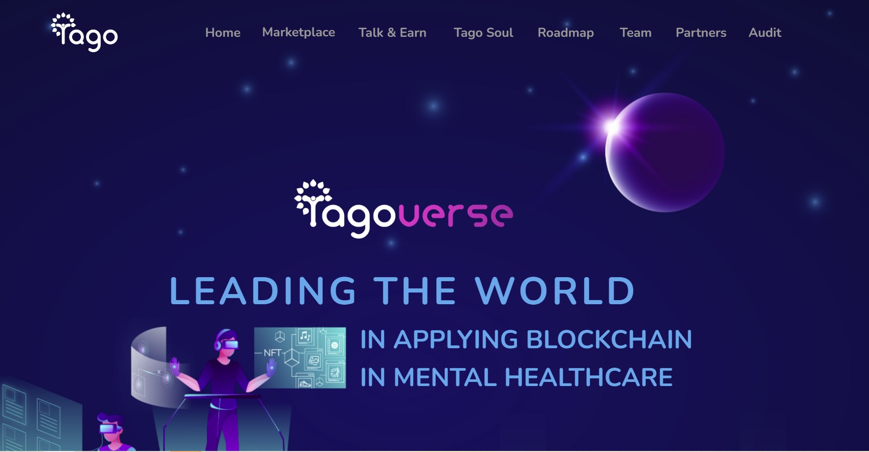 Website của TAGO, ứng dụng về chăm sóc sức khỏe tinh thần. Website của TAGO, ứng dụng về chăm sóc sức khỏe tinh thần.