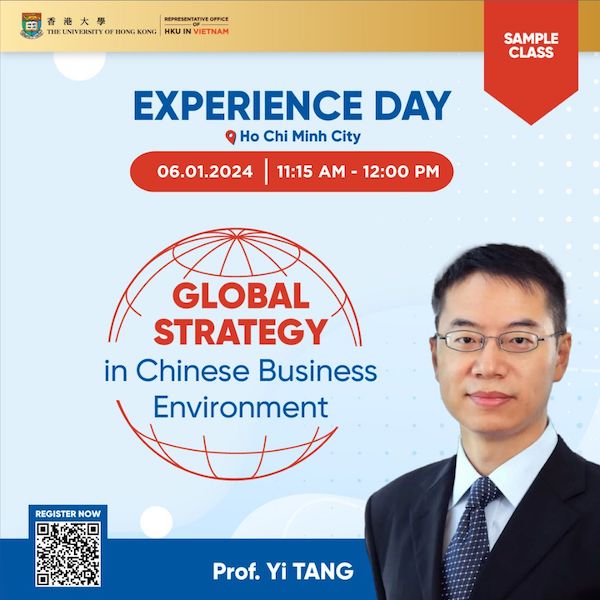 Giáo sư Yi TANG sẽ có mặt tại sự kiện lần này.