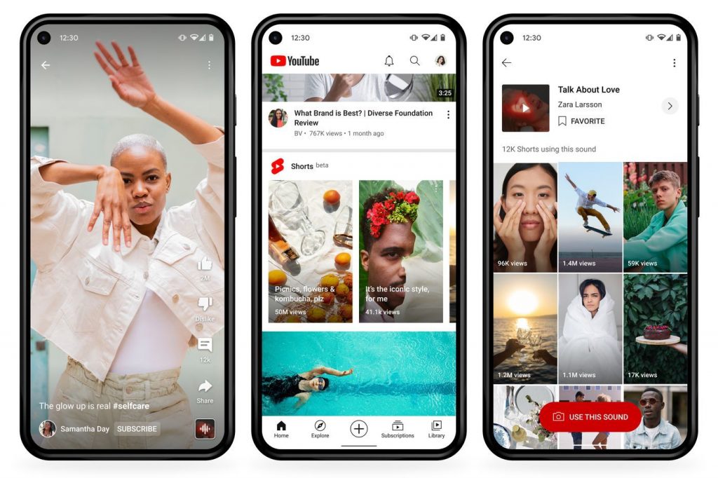 Google chính thức cạnh tranh với TikTok bằng nền tảng Youtube Shorts.