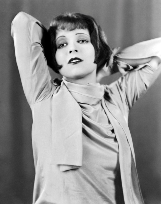 Clara Bow, một minh tinh màn bạc được coi là biểu tượng sắc đẹp của phụ nữ những năm 20.