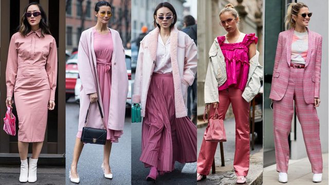 2022 sẽ là năm phủ sóng của sắc hồng cùng cách chơi màu tinh tế trên sàn diễn thời trang