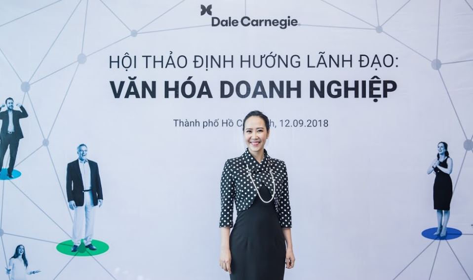 Chủ tịch kiêm TGĐ Dale Carnegie Việt Nam - bà Nguyễn Trịnh Khánh Linh.
