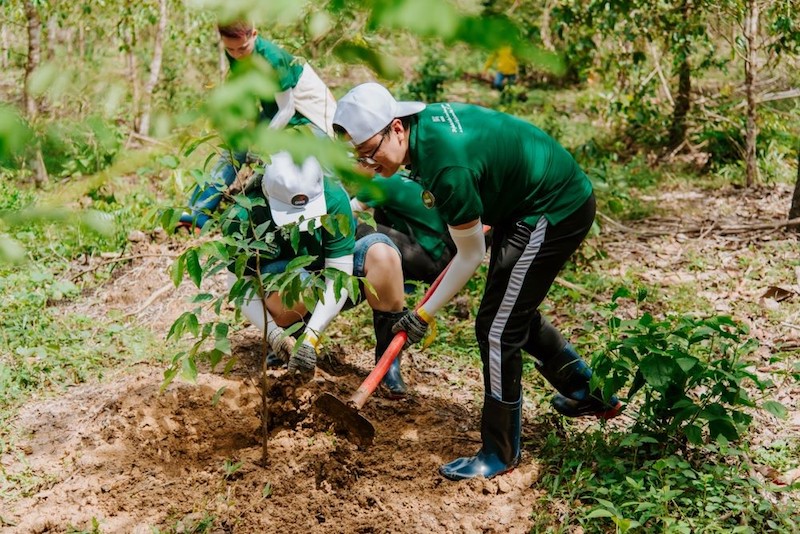 Nestlé Việt Nam tham gia vào trồng cây xanh tại Đồng Nai.