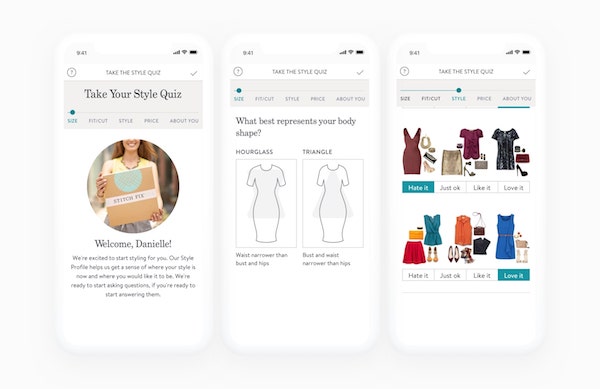 Stitch Fix sử dụng thuật toán AI để tăng trải nghiệm khách hàng (Ảnh: Stitch Fix).