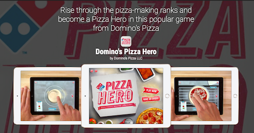 Gamification mang lại doanh số cho các doanh nghiệp (Ảnh: Domino's Pizza Hero).