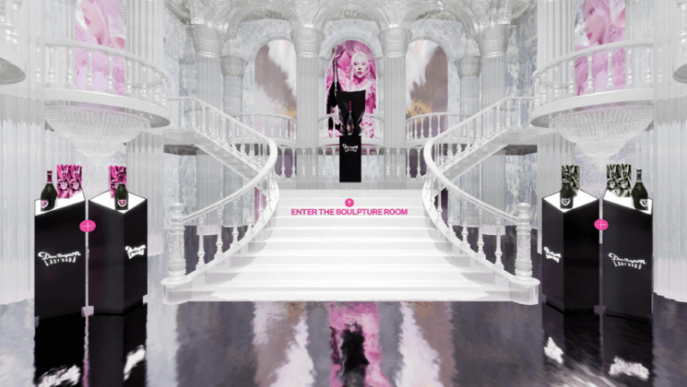 Dom Perignon đã vận dụng CGI để tạo ra hình ảnh quảng bá thương hiệu cùng Lady Gaga (Ảnh: Internet).