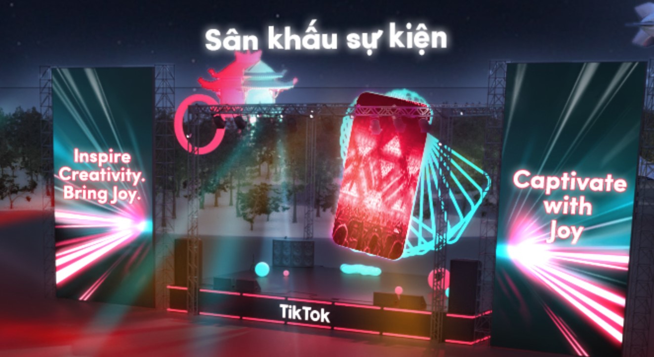 Ngay lúc này, đang diễn ra Hội nghị và Triển lãm Trực tuyến TikTok: The Stage