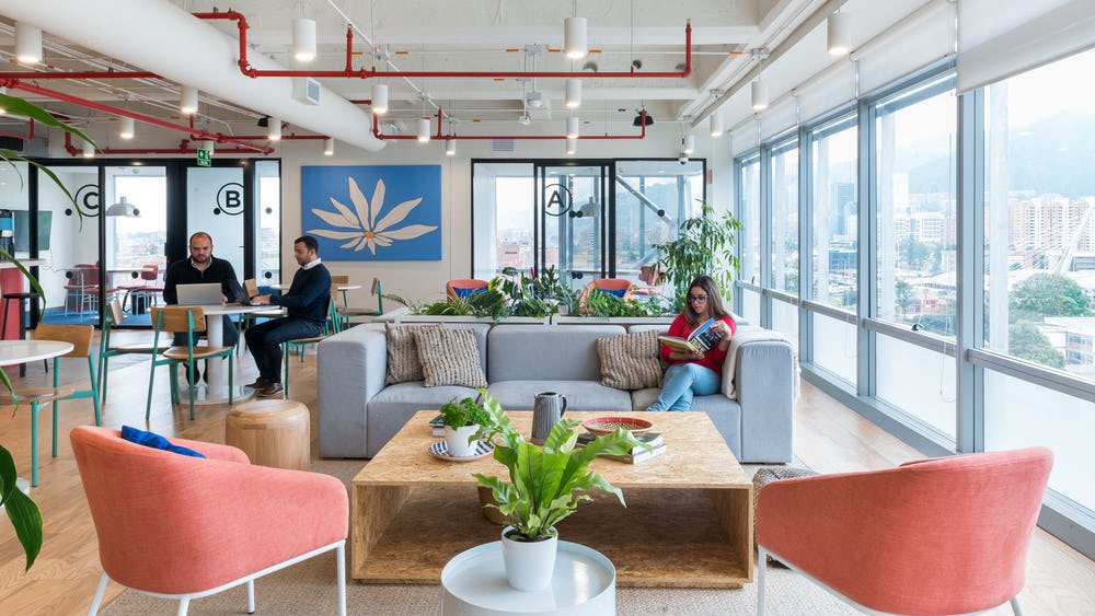 Một ví dụ điển hình của mô hình văn phòng WeWork.