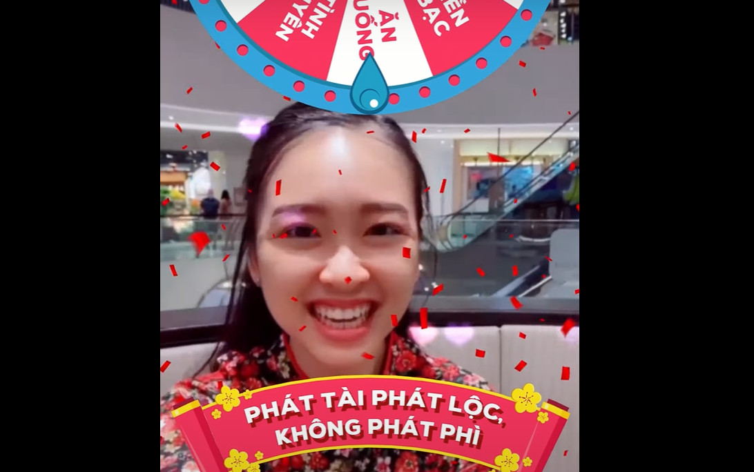 Các phong tục ngày Tết cổ truyền cũng được khai thác thành những challenge, thông qua hashtag trên TikTok.