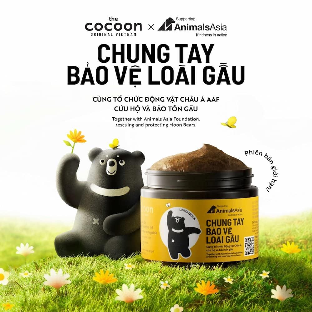 Phiên bản giới hạn “Chung tay bảo vệ loài gấu” bởi Cocoon x AAF.