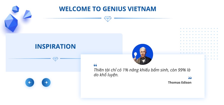 Triết lý thành công và giá trị cốt lõi của Genius Việt Nam.