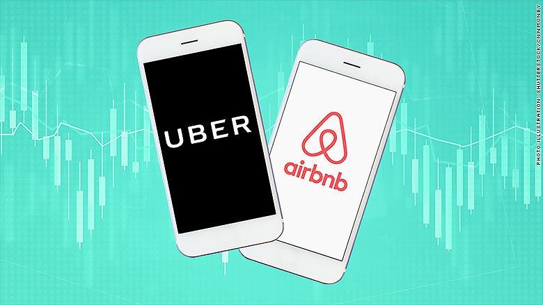Uber và Airbnb làm thuật ngữ “kinh tế chia sẻ” được nhắc đến nhiều.