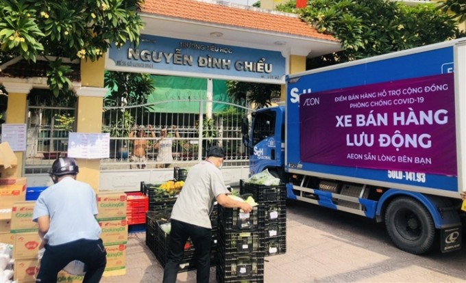 Sài Gòn xuất hiện siêu thị thực phẩm đồng giá bình ổn