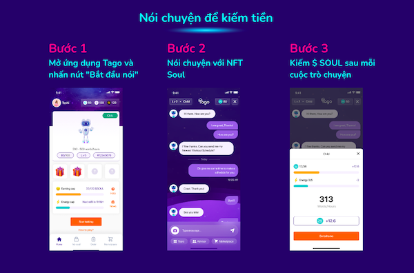 NFT Soul vừa giảm tải căng thẳng, vừa có thể kiếm tiền (Ảnh chụp màn hình).