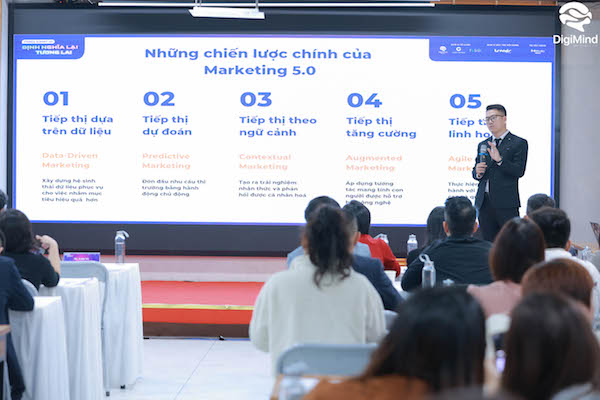 Ông Andy Vũ - Founder và CEO DigiMind Group chia sẻ năm chiến lược Marketing trong năm 2023.