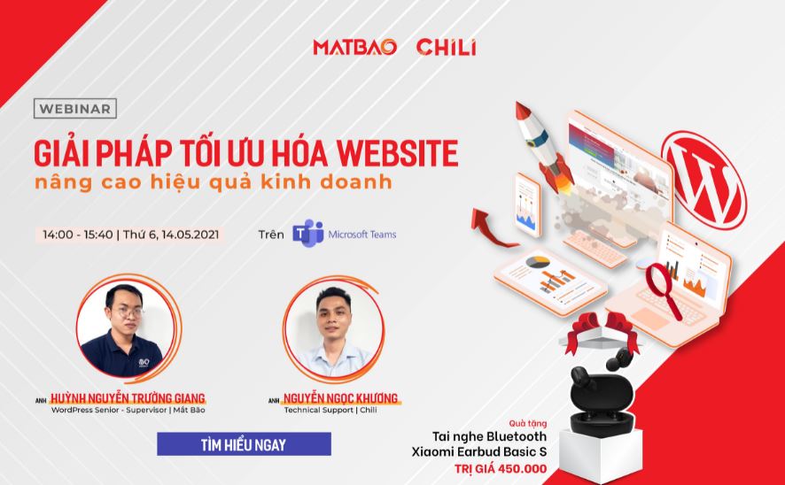 Webinar "Giải pháp tối ưu hóa website nâng cao hiệu quả kinh doanh online".