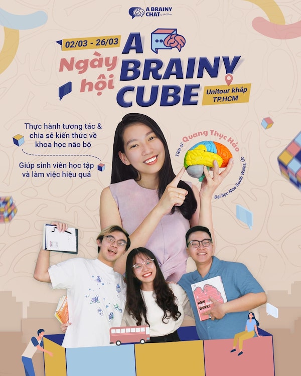 Poster chính thức của A Brainy Cube Unitour.