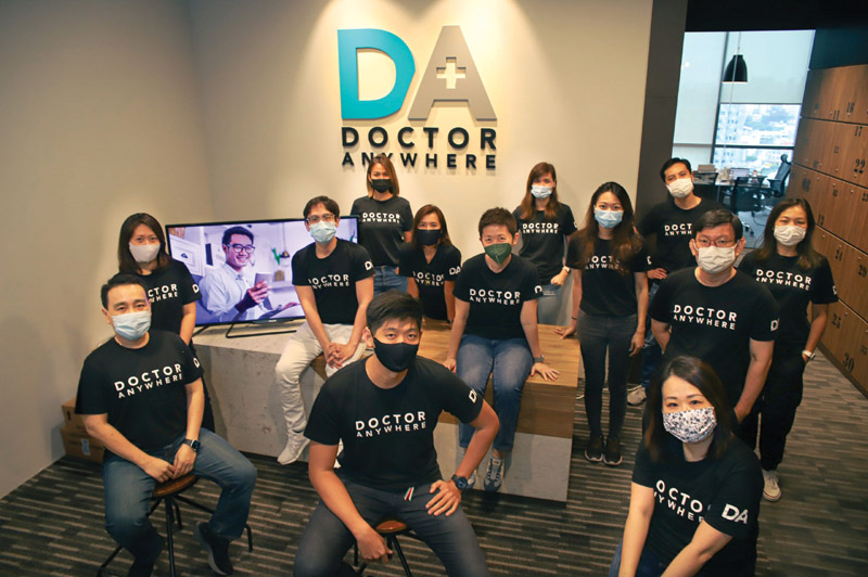 Trong đại bản doanh của Doctor Anywhere tại Singapore. (Ảnh: KrAsia).