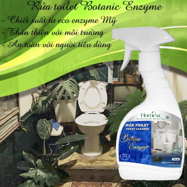 Rửa toilet Botanic Enzyme.