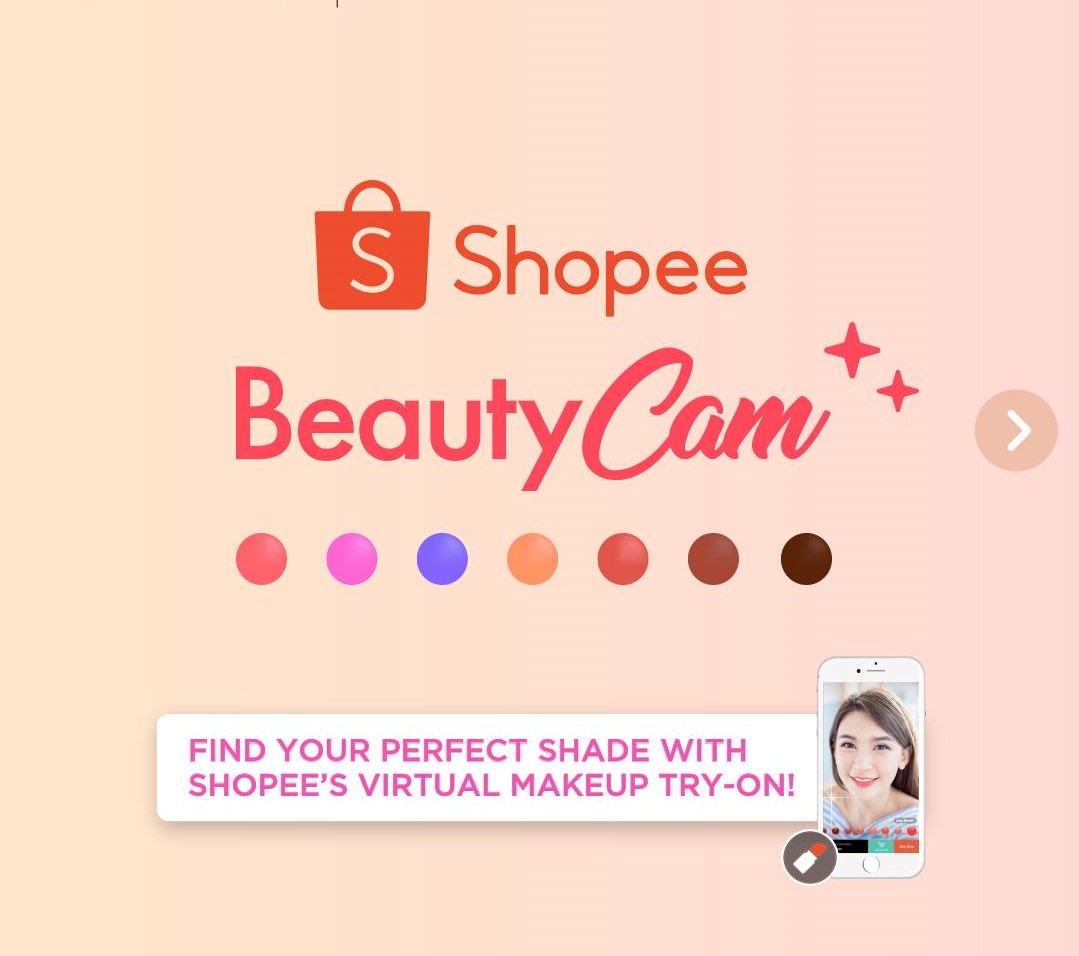 Hiện tại đã có hơn 1.000 sản phẩm được áp dụng Shopee BeautyCam.