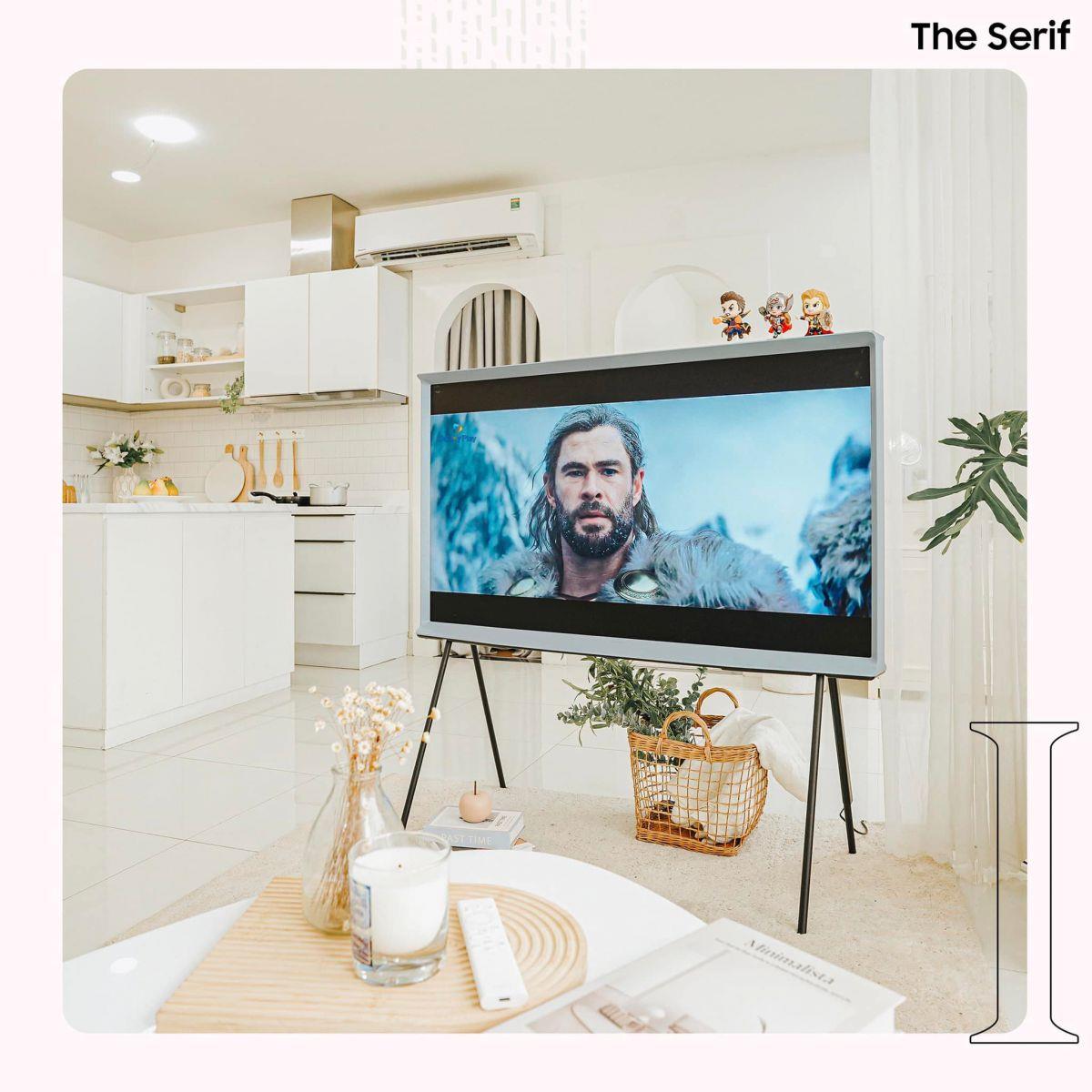 Công nghệ kết hợp nội thất độc đáo như Samsung TV The Serif