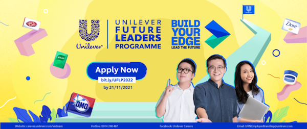 Chương trình tuyển dụng nhà lãnh đạo tương lai của Unilever 2022 (Ảnh: Unilever).