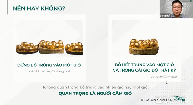 Hội thảo online của Dragon Capital.