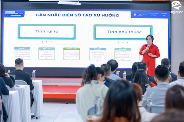 Bà Tracy Vũ gợi ý về các cân nhắc trong biến số tạo xu hướng.