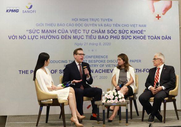 Hội nghị trực tuyến giới thiệu báo cáo độc quyền và đầu tiên về tự chăm sóc sức khỏe do KPMG Việt Nam & Sanofi Việt Nam tổ chức.