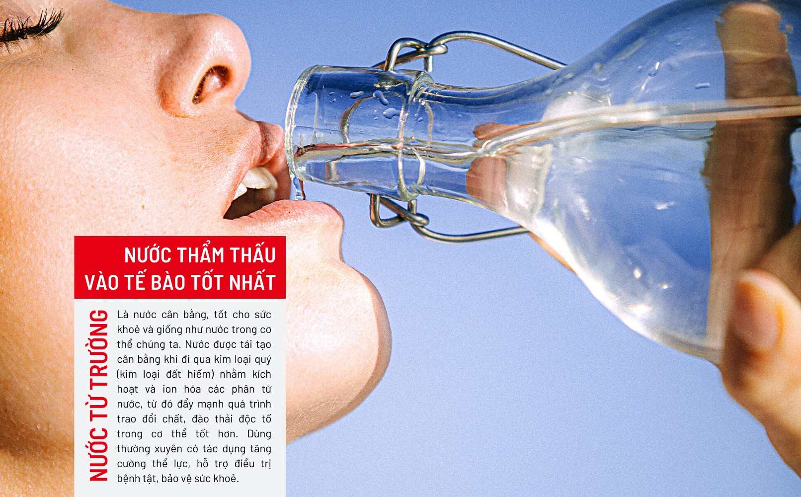 Thường xuyên uống nước từ trường đem lại sự cải thiện tuần hoàn cho cơ thể con người.