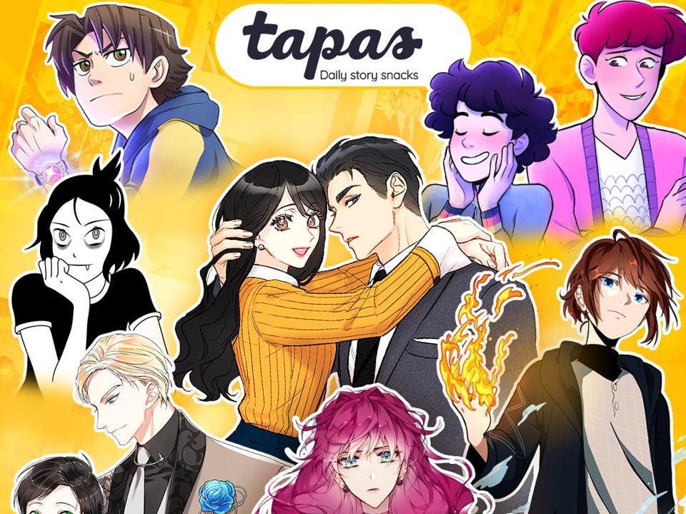 Tapas - một trong những nền tảng truyện tranh lớn.