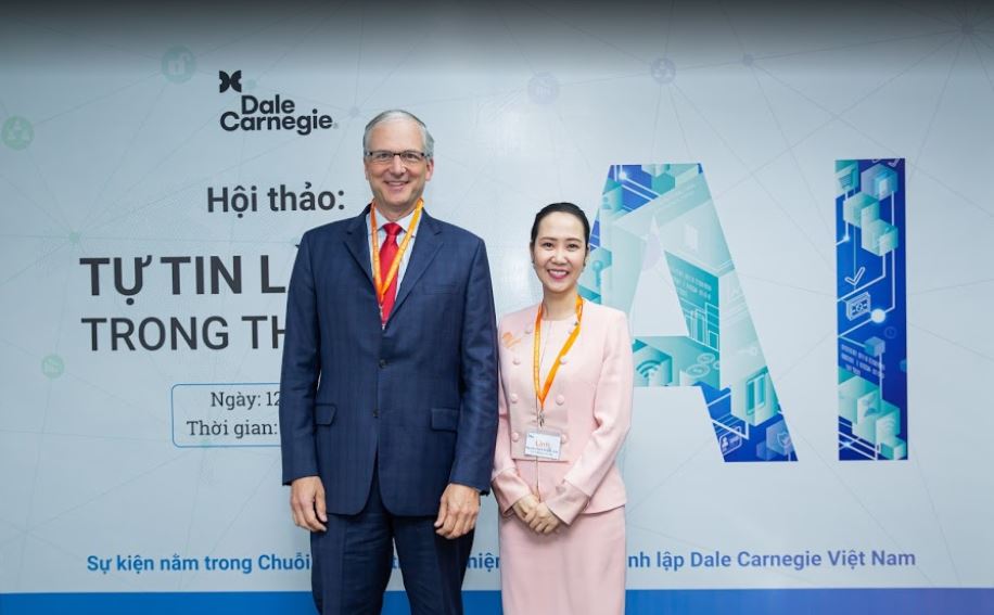 Hình ảnh tại hội thảo "Tự tin làm chủ trong thời đại AI" của Dale Carnegie Việt Nam.