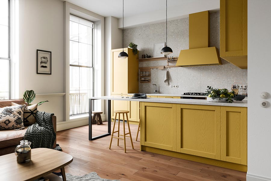 Thay áo mới cho căn bếp nhà bạn bằng 4 màu sắc bật nhất năm 2022