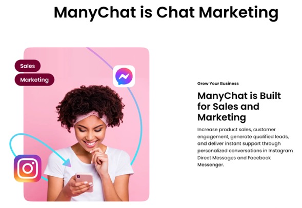 ManyChat là công ty cung cấp giải pháp Chat Marketing.