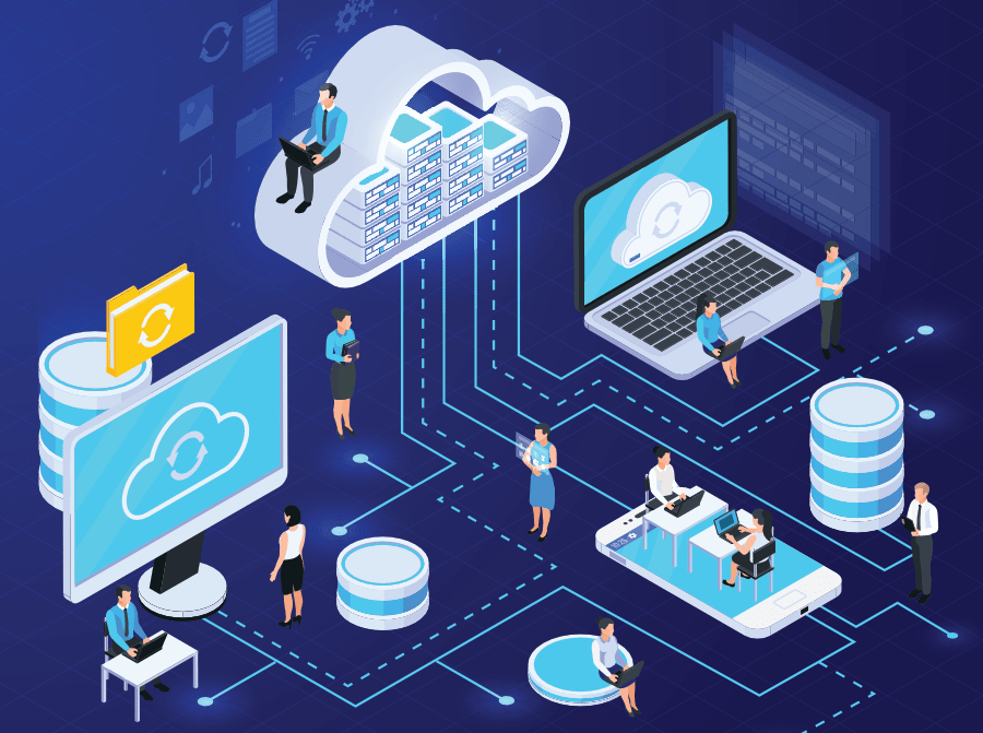 Chuyển dịch công việc lên Cloud được các doanh nghiệp áp dụng nhiều hơn do những ảnh hưởng từ COVID-19 (Ảnh: Internet).