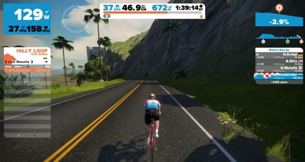 Có 5 bản đồ ở trên Zwift gồm: 1 bản đồ lớn của Watopia, cộng với các bản đồ nhỏ hơn ở London, Thành phố New York, Richmond và Innsbruck.