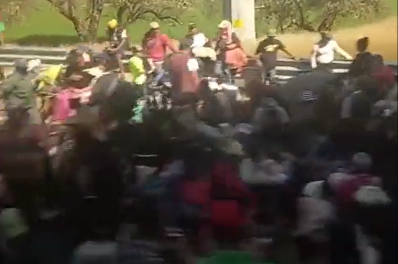 Caravana migrante abarrota la M xico Puebla