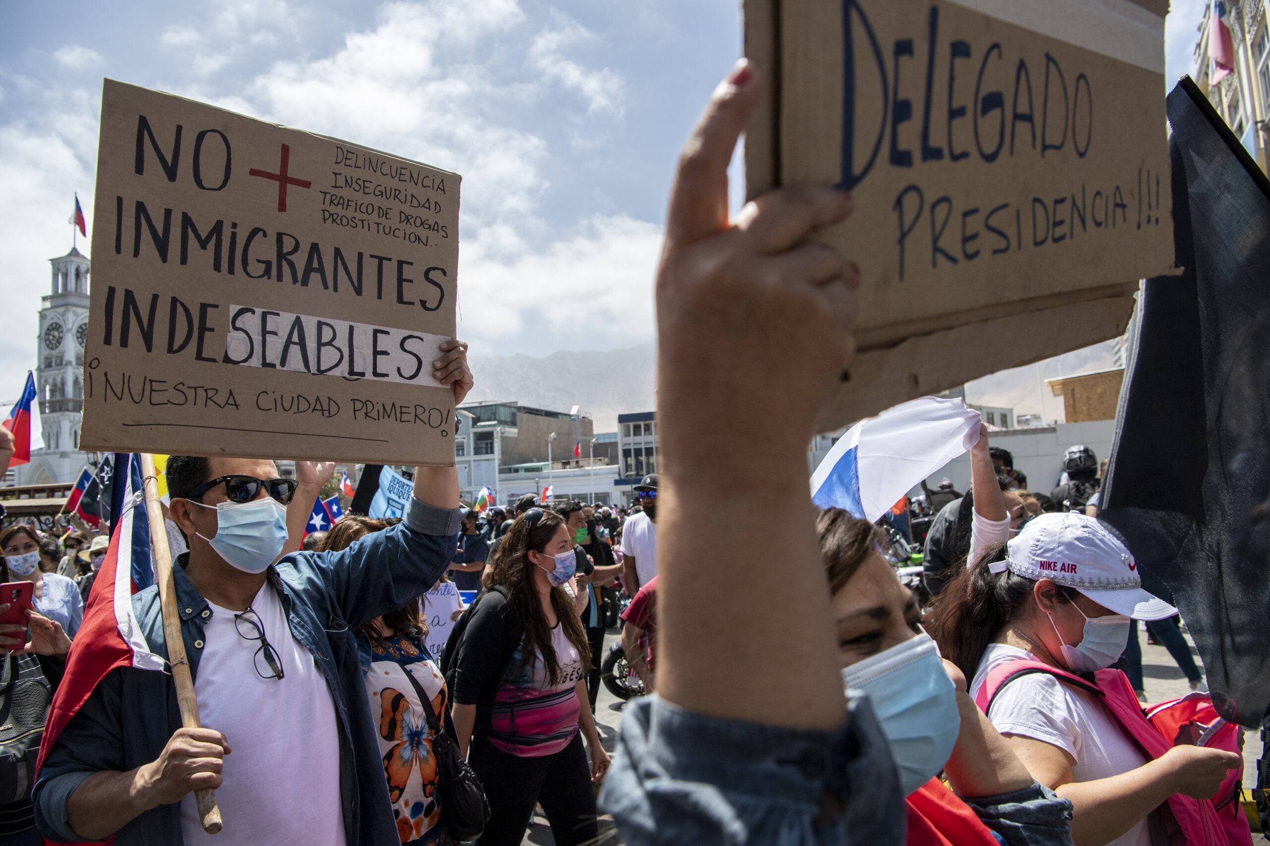 A ONU le preocupa la "xenofobia" contra migrantes en Chile