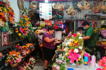 Venta de flores por Día de las Madres