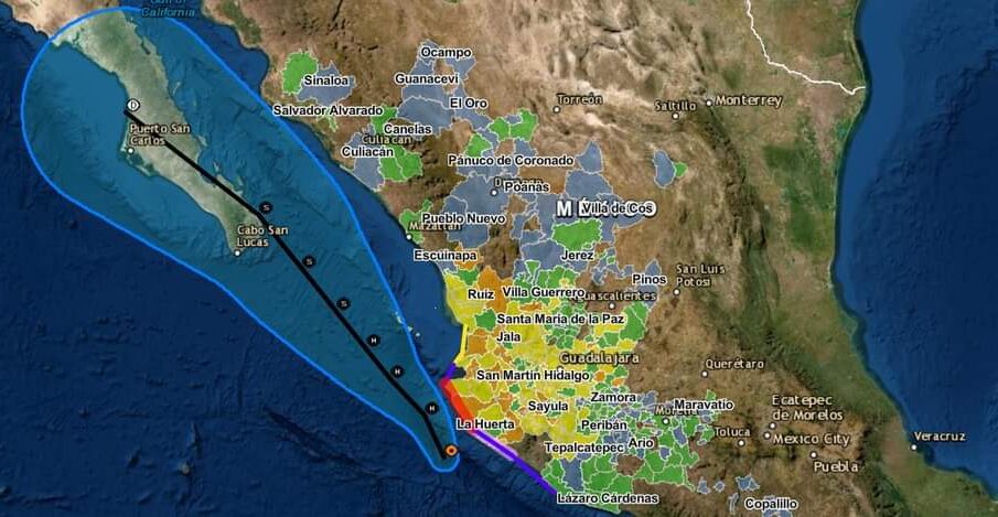 Alerta Naranja En Costa De Jalisco Por Huracán Enrique 