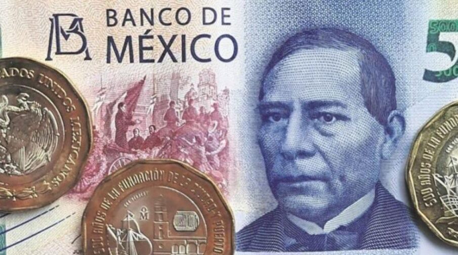 pesos mexicanos y dólar