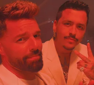 Ricky Martin y Christian Nodal