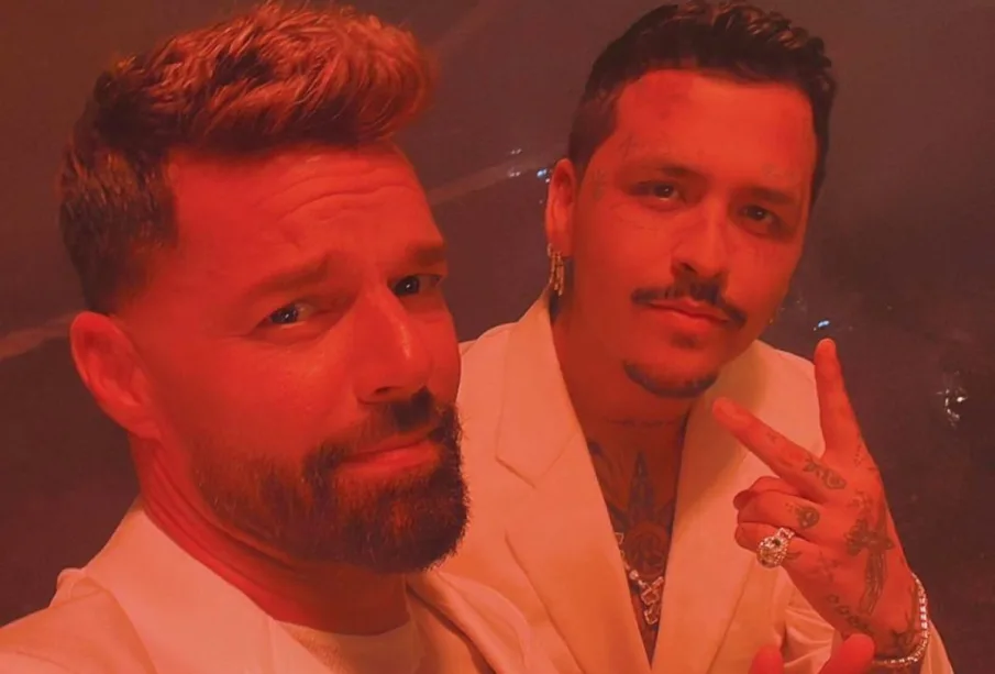 Ricky Martin y Christian Nodal