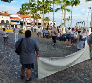 Manifestación por falta de agua