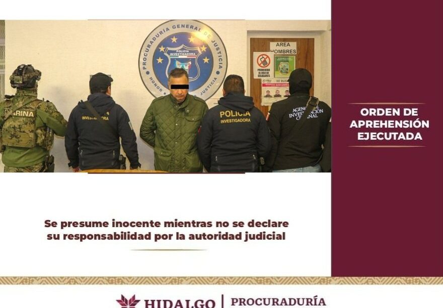 Detención del exdirector de Radio y Televisión de Hidalgo