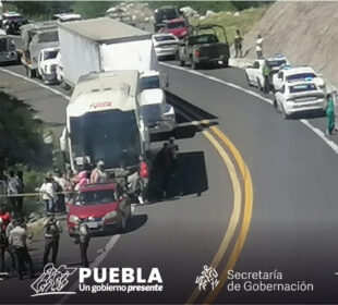 Accidente en Puebla.