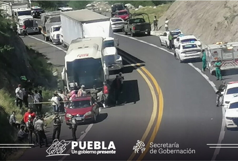 Accidente en Puebla.